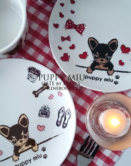 PUPPY MIU フェイス転写紙　 ブラック×シナモン