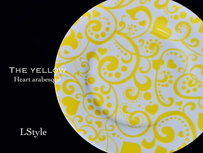 Heart arabesque ハートアラベスク転写紙　THE YELLOW