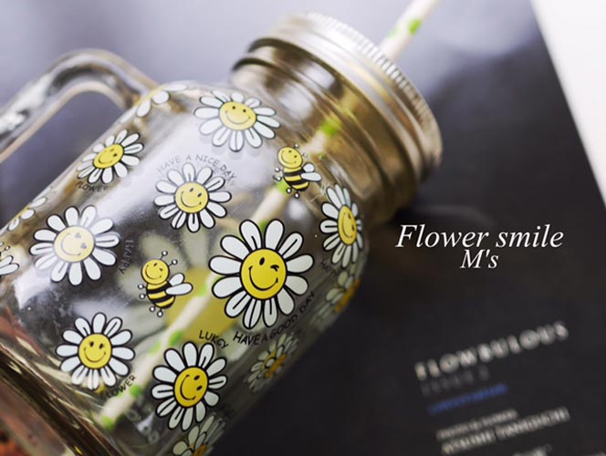 【ガラス用】 Flower Smile　フラワースマイル転写紙
