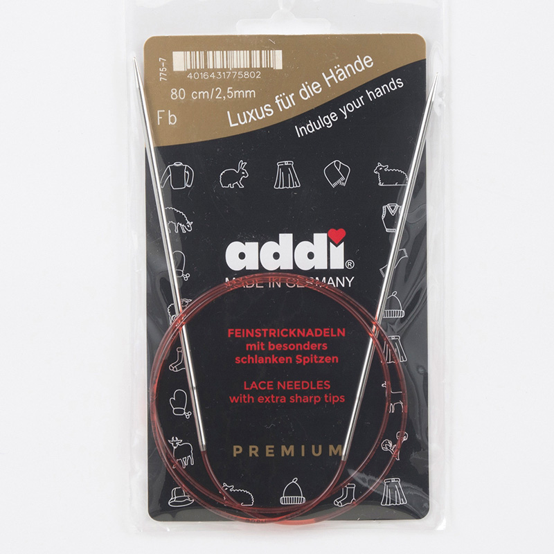 addi 輪針ロケッツ 80cm 2.5mm - 商品 | 日本ヴォーグ社