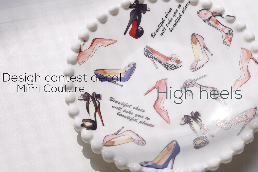 【水彩】High heels　ハイヒール転写紙