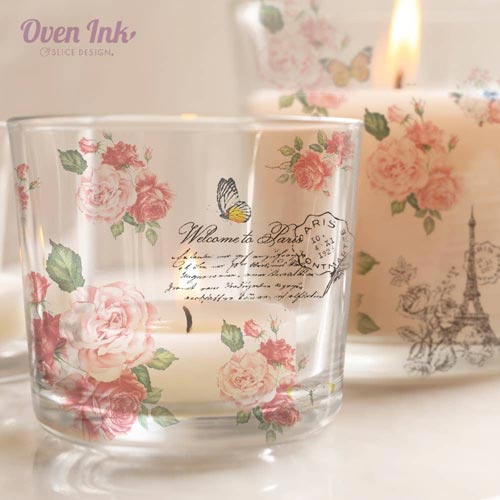 オーブン転写紙】アンティークローズ（ピンク） V - 商品 | 日本