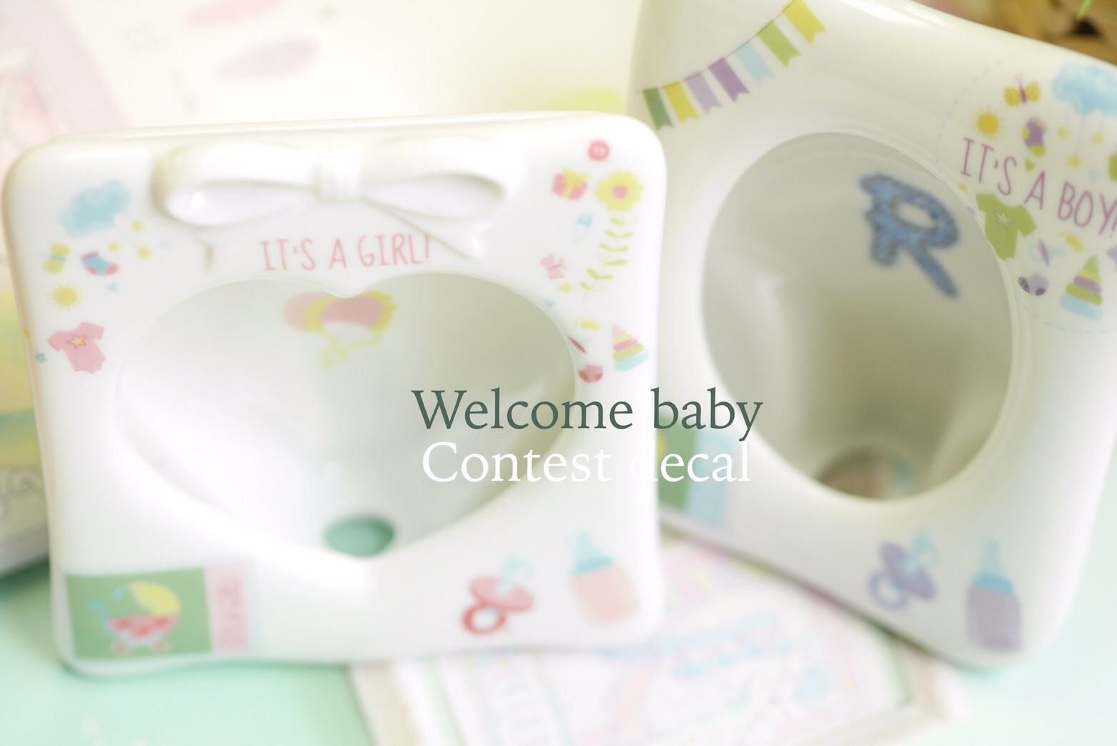 Welcome Baby転写紙　GIRL