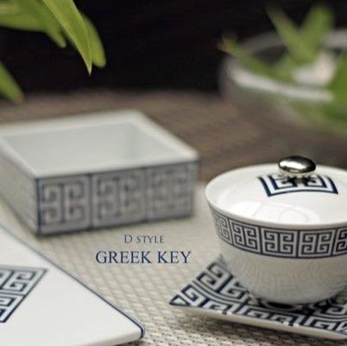 GREEK KEY転写紙　藍