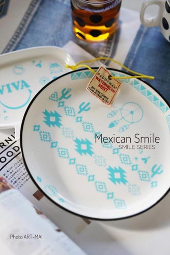 Mexican Smile　メキシカンスマイル転写紙マリンブルー