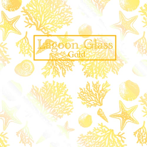 【ガラス用】Lagoon転写紙　gold